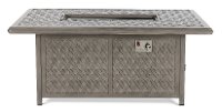 Gray Metal Cast Patio Fire Pit Table - Macan-1