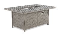 Gray Metal Cast Patio Fire Pit Table - Macan-2