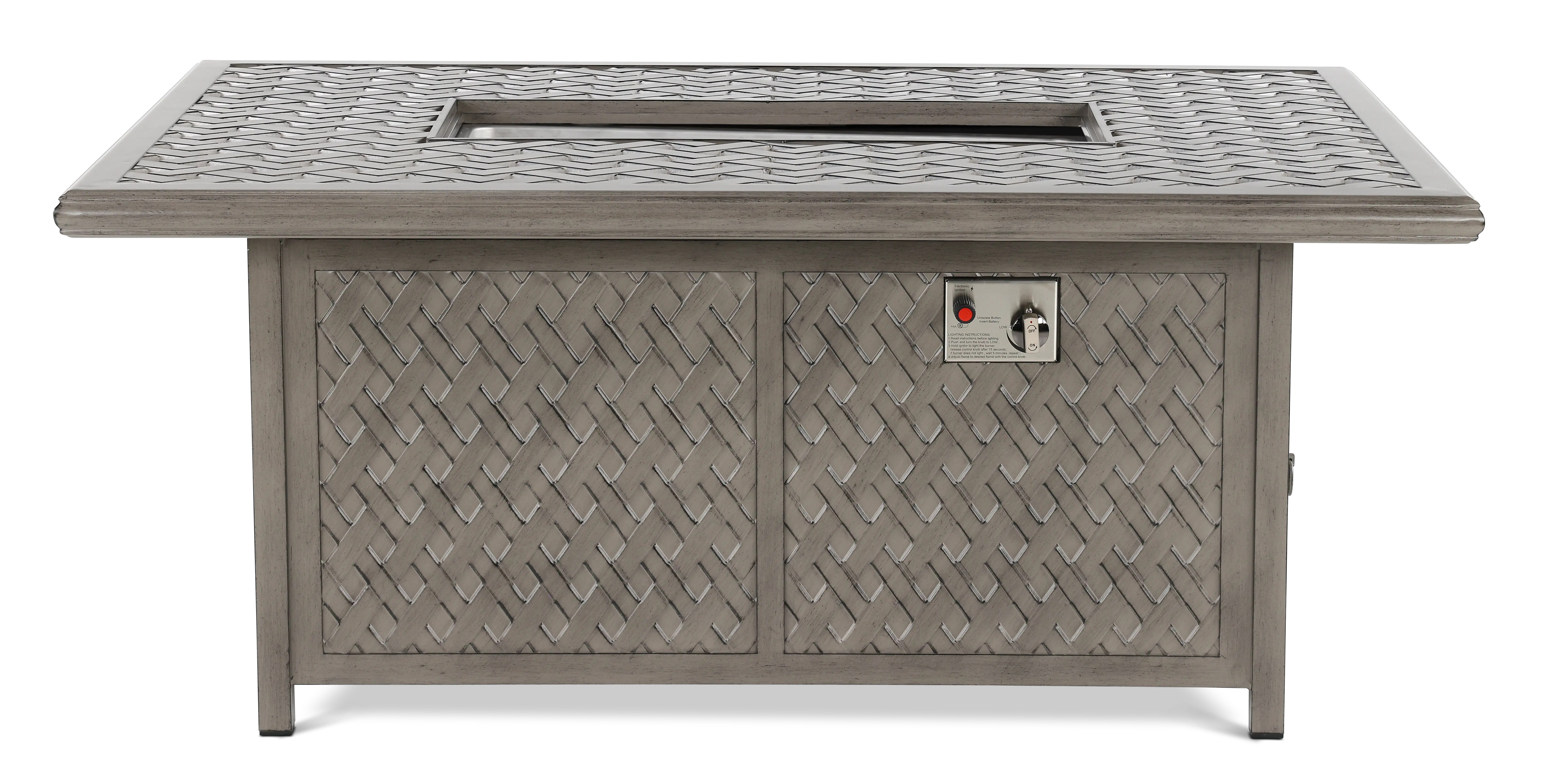 Macan Gray Metal Cast Patio Fire Pit Table-1