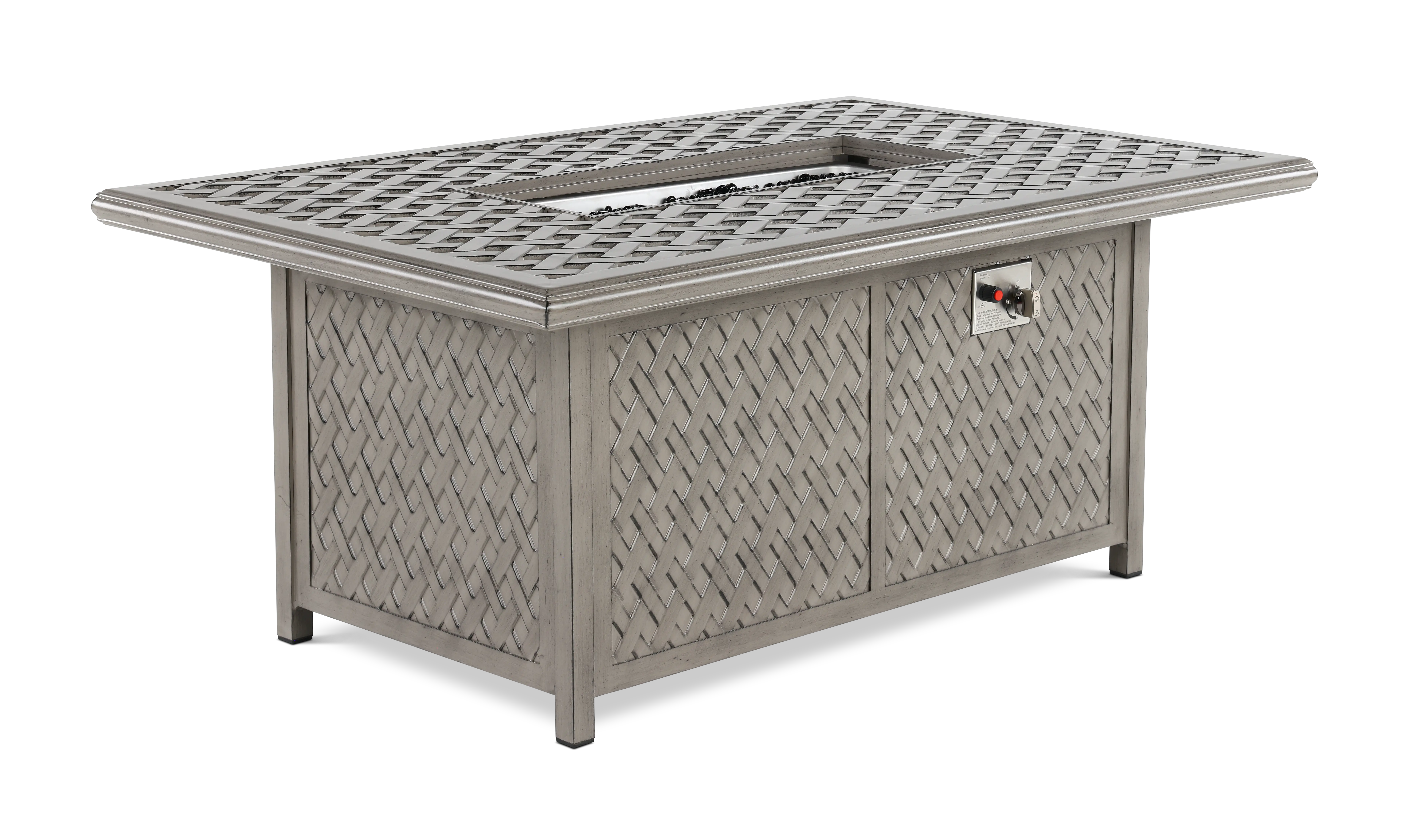 Macan Gray Metal Cast Patio Fire Pit Table-2