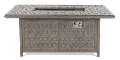 Macan Gray Patio Fire Pit Table