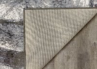 6 x 8 Medium Pastel Scribbles Black and Gray Area Rug - Antika-5
