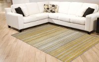 5 x 8 Medium Yellow and Gray Area Rug - Safi-2