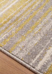 5 x 8 Medium Yellow and Gray Area Rug - Safi-5