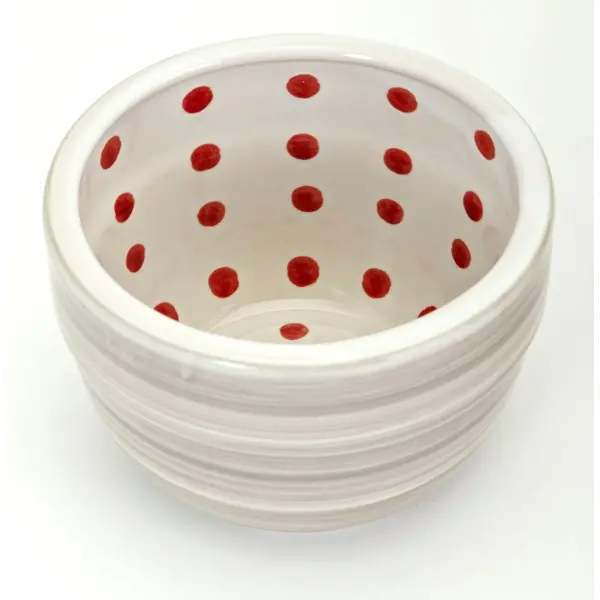 4 Inch Berry Patch Hand Painted Ceramic Mixing Bowl-2