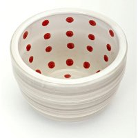 4 Inch Berry Patch Hand Painted Ceramic Mixing Bowl-2
