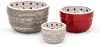 Clearance 4 Inch Berry Patch Hand Painted Ceramic Mixing Bowl