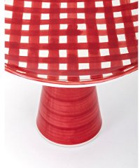 8 Inch Berry Patch Hand Painted Ceramic Cake Stand-2
