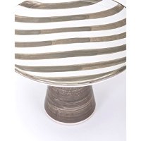 6 Inch Berry Patch Hand Painted Ceramic Cake Stand-2