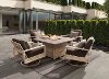 White Birch Patio Swivel Chair - Frisco