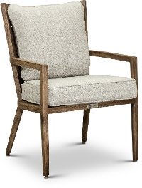 Light Brown Lounge Patio Dining Chair - Trevi