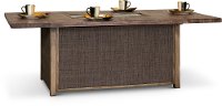 Light Brown Fire Pit Dining Patio Table - Trevi