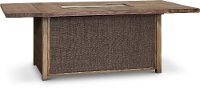Light Brown Fire Pit Dining Patio Table - Trevi-2