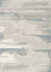 5 x 8 Medium Cirrus Cream, Gray, and Blue Rug - Breeze