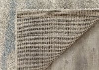 5 x 8 Medium Cirrus Cream, Gray, and Blue Rug - Breeze-5