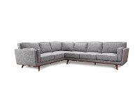 Gray 2 Piece Sectional Sofa with RAF Sofa - Camden