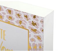 8 Inch Multi Color and Gold Foil Motherhood MDF Wall Block-2
