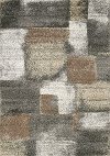 5 x 8 Medium Stonework Gray and Brown Area Rug - Breeze