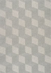 5 x 8 Medium Textured Cubes Gray Area Rug - Ridge