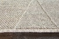 5 x 8 Medium Textured Cubes Gray Area Rug - Ridge -4