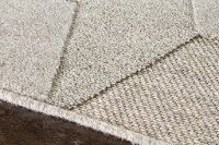 5 x 8 Medium Textured Cubes Gray Area Rug - Ridge -5