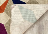 8 x 11 Large Diamond Checkerboard Gray Area Rug - Topaz-5
