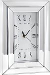 Rectangular Mirrored Desk Clock