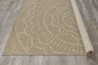 5 x 8 Medium Beige and Cream Indoor-Outdoor Area Rug - Vista -6
