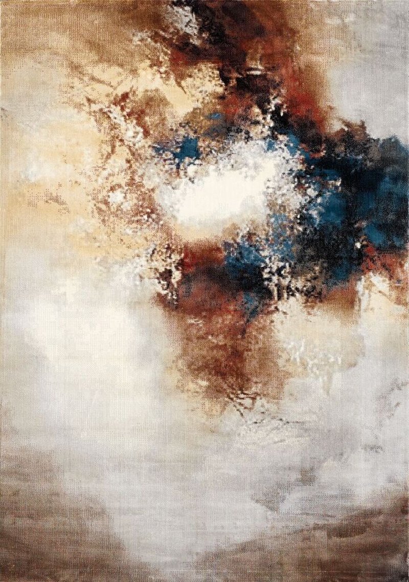 5 X 8 Medium Transitional Cream And Orange Area Rug Sidra Rc Transitional Cream And Orange Area Rug