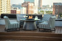 Concrete Style 48 inch Round Fire Pit - Del Mar-3
