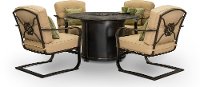 Traditional 5 Piece Fire Pit Set - Charleston