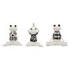 Assorted White and Black Yoga Frog