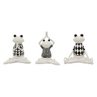 Assorted White and Black Yoga Frog