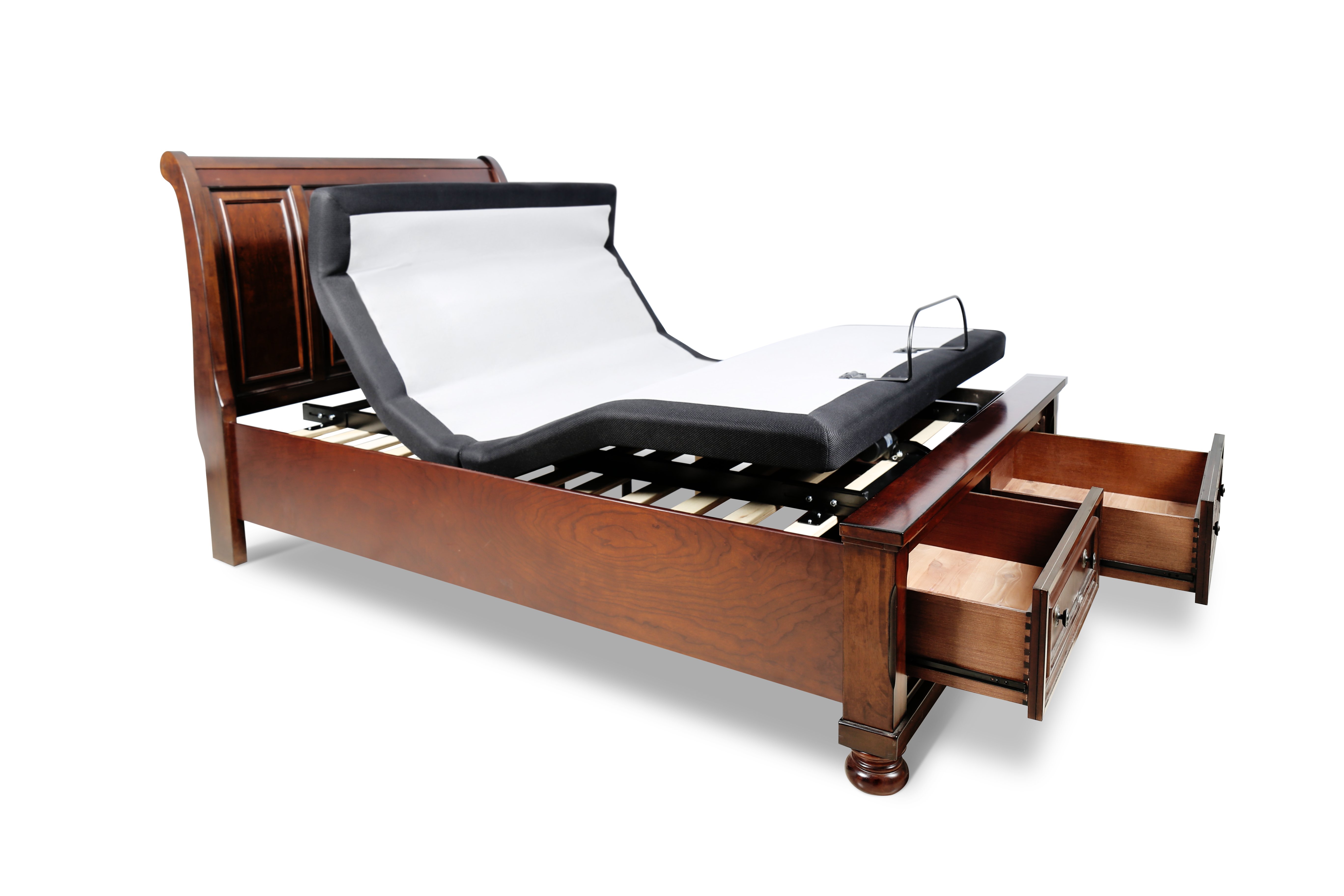 MotoSleep XSF300MS Split King Adjustable Base with Massage and Motion Sensor Lighting-2