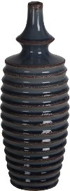 Clearance 20 Inch Two Tone Gray Ceramic Vase