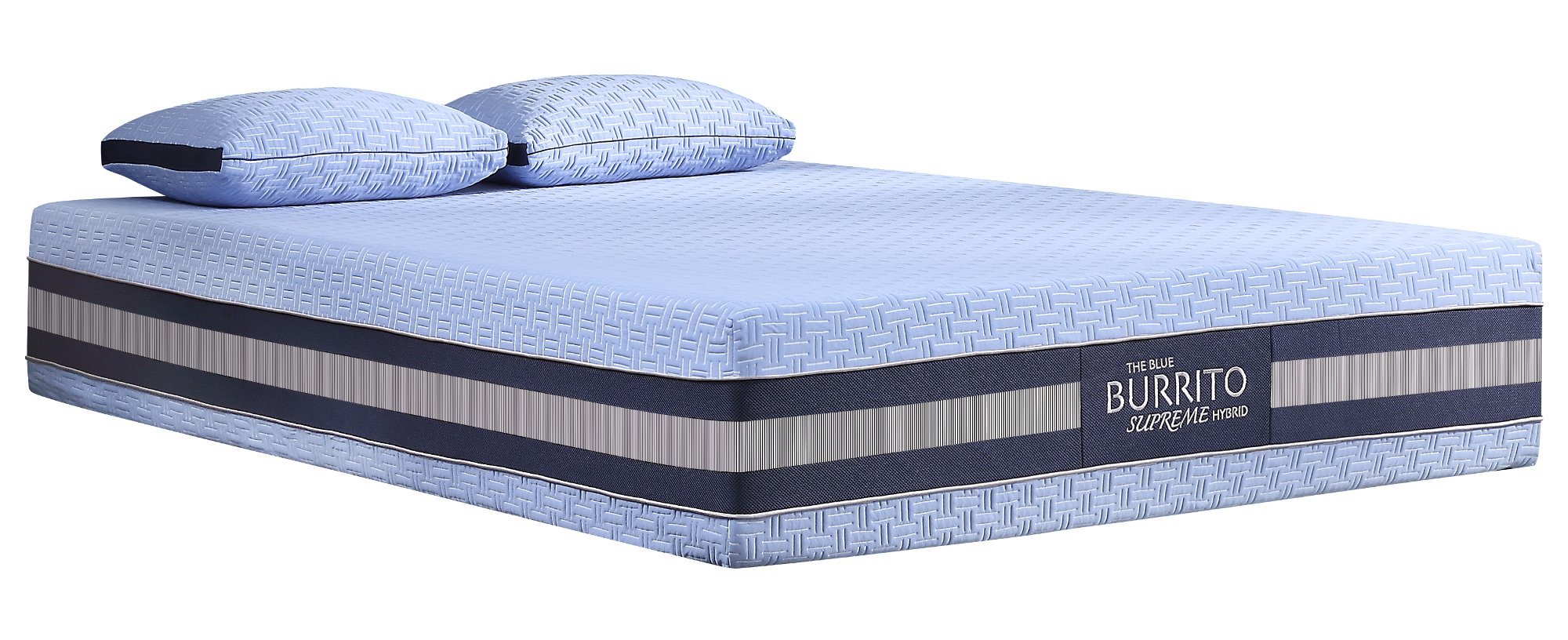RCBBSU13QN Blue Burrito Supreme Hybrid Queen Mattress-1