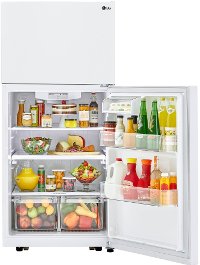 LTCS20120W LG 20.2 cu. ft. Top Freezer Refrigerator - 30 Inch White-4