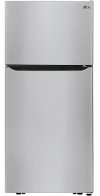 LTCS20120S LG 20.2 cu. ft. Top Freezer Refrigerator - 30 Inch Stainless Steel