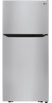LTCS20120S LG 20.2 cu. ft. Top Freezer Refrigerator - 30 Inch Stainless Steel