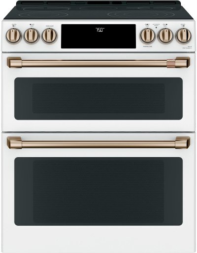 CES750P4MW2 Café Double Oven Gas Range - 6.7 cu. ft. White