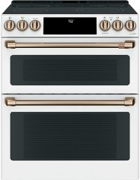 CES750P4MW2 Cafe Double Oven Electric Smart Range - 6.7 cu. ft. White