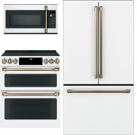 KIT Cafe 3 Piece Kitchen Appliance Package with Electric Range - White