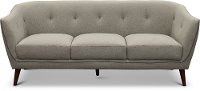 Mid Century Modern Light Gray Sofa - Avery