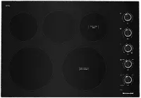 KCES550HBL KitchenAid Smooth Electric Cooktop - 30 Inch, Black