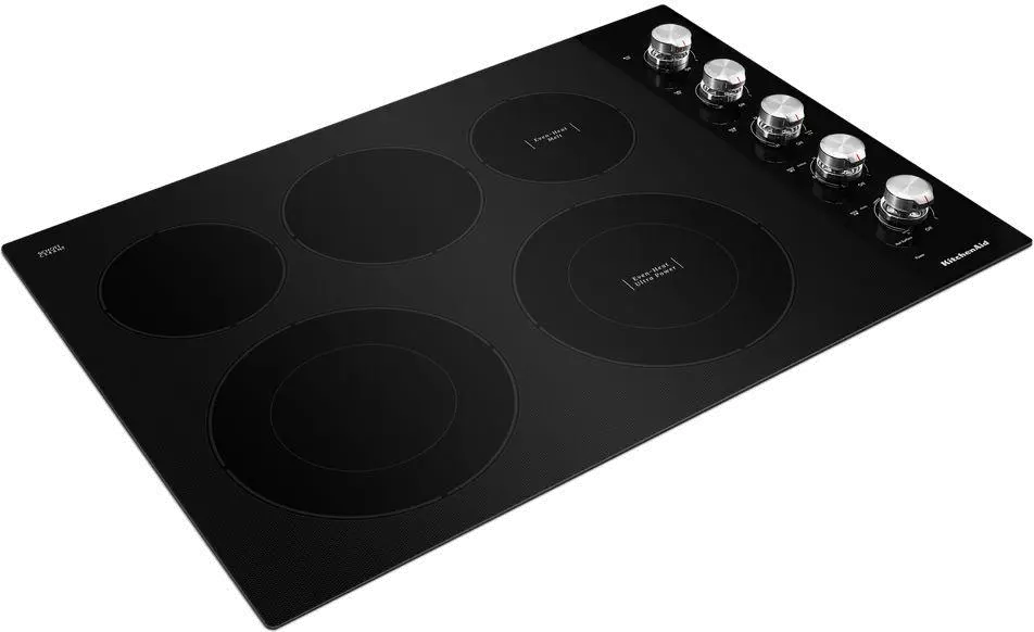 KCES550HBL KitchenAid Smooth Electric Cooktop - 30 Inch, Black-3