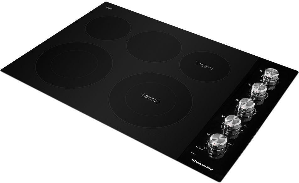 KCES550HBL KitchenAid Smooth Electric Cooktop - 30 Inch, Black-4