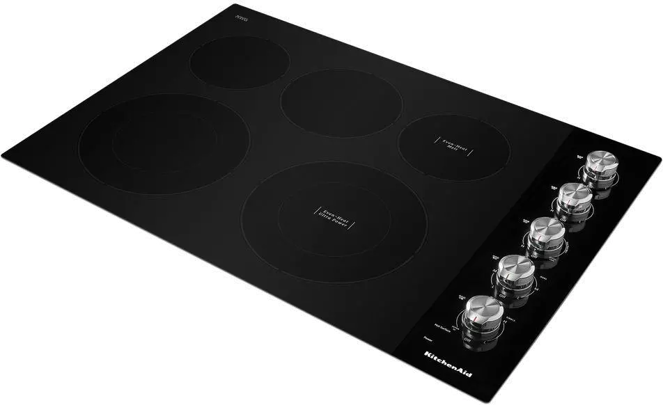 KCES550HBL KitchenAid Smooth Electric Cooktop - 30 Inch, Black-4