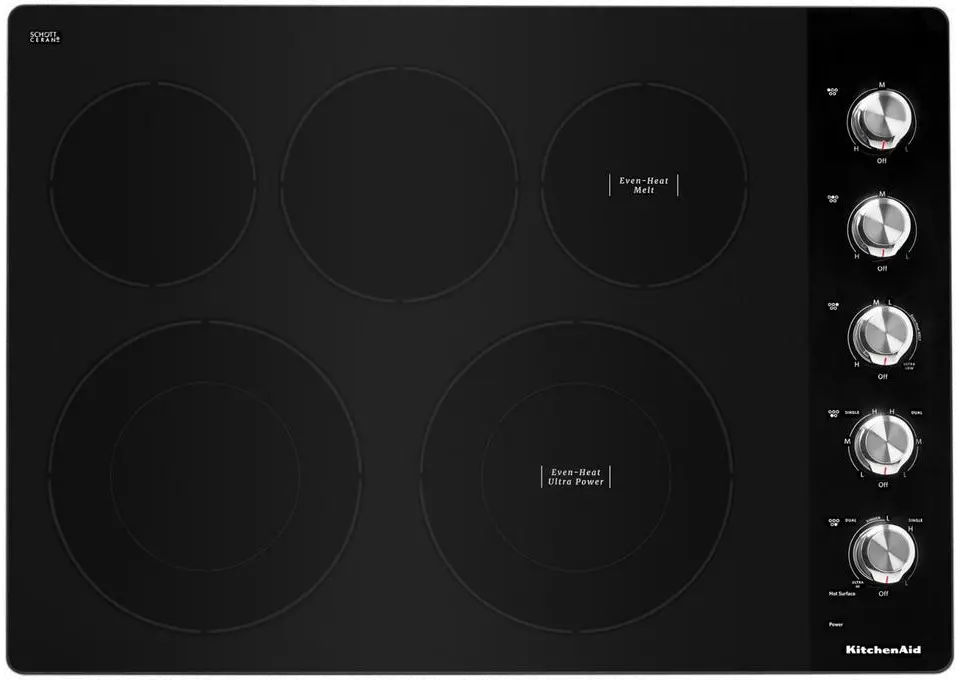 KCES550HSS KitchenAid Electric Cooktop - 30 Inch-1