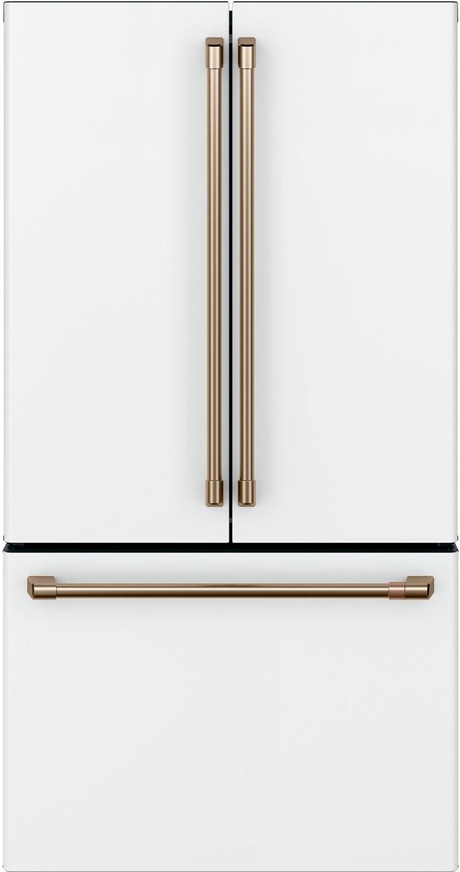 CWE23SP4MW2 Cafe Counter Depth French Door Smart Refrigerator - 23.1 cu. ft., 36 Inch Matte White-1
