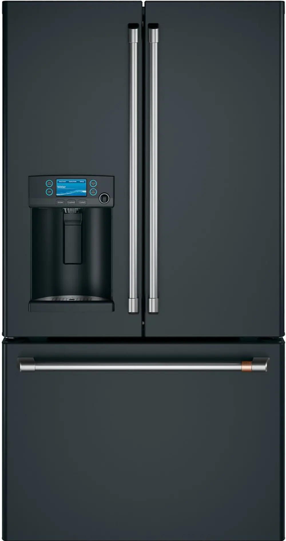 CYE22TP3MD1 Cafe 22.2 cu ft French Door Refrigerator - Counter Depth Matte Black-1